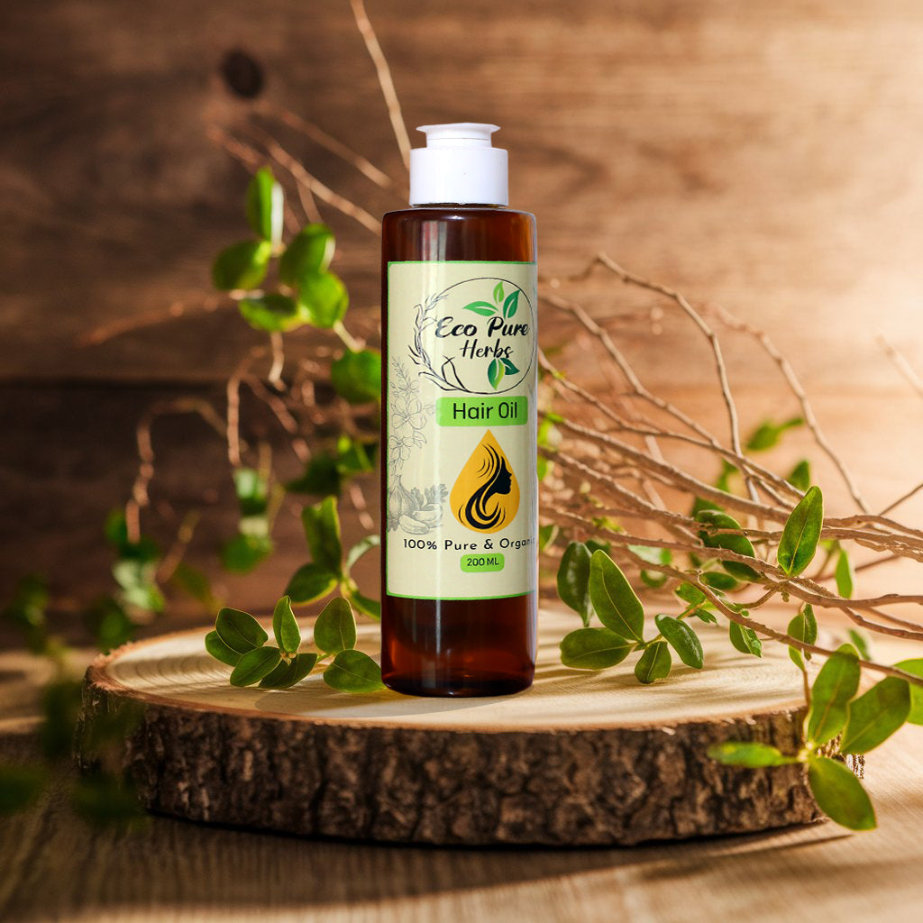 EcoPureHerbs Hair Revival Oil – 100% Natural & Organic