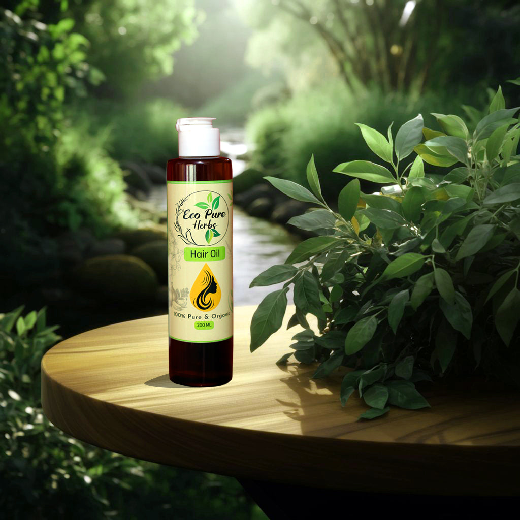 EcoPureHerbs Hair Revival Oil – 100% Natural & Organic