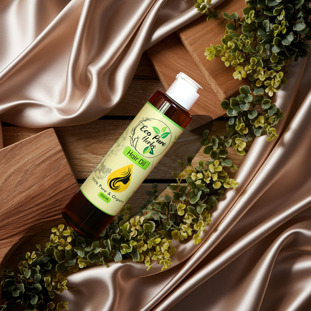EcoPureHerbs Hair Revival Oil – 100% Natural & Organic